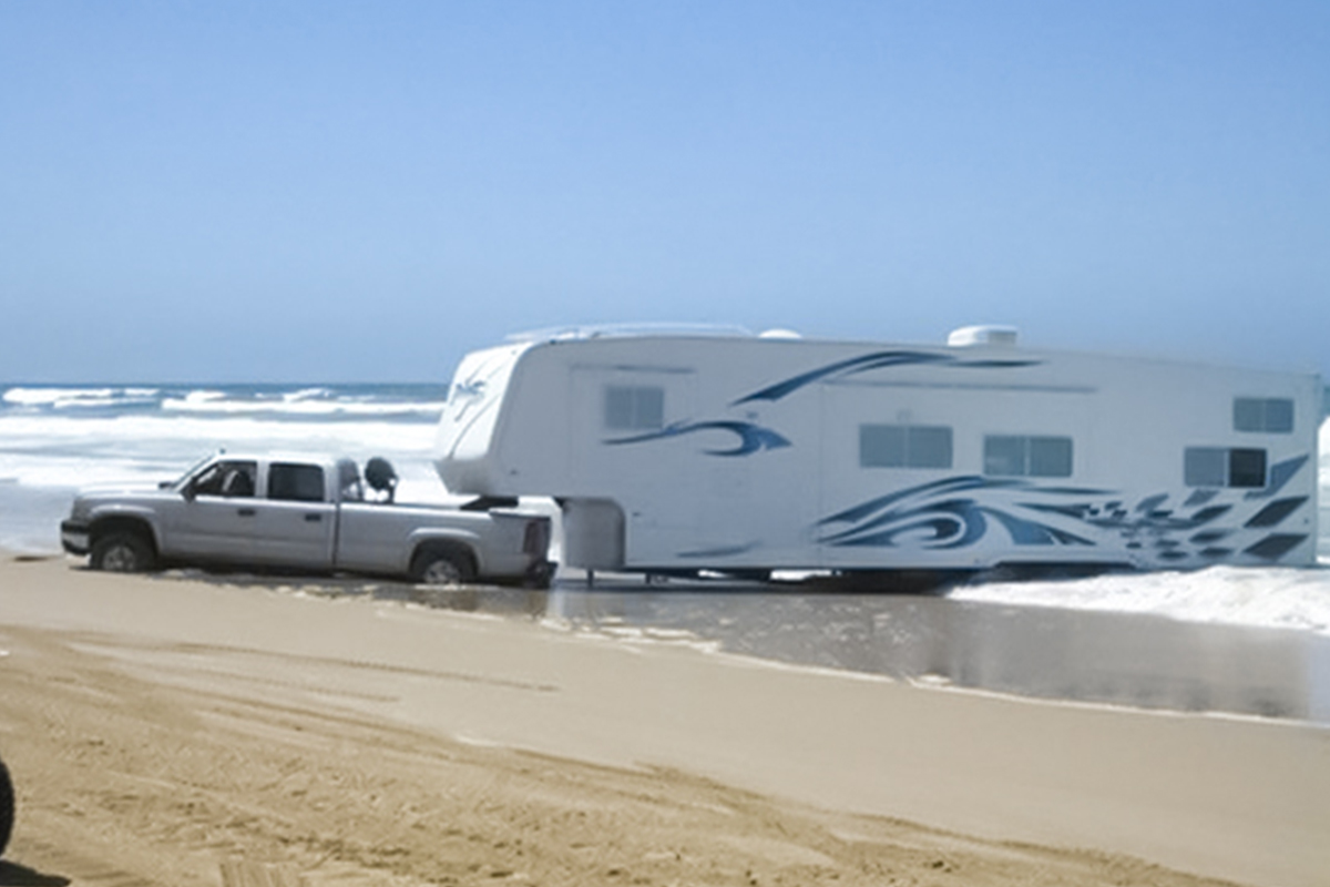 Camping at the Beach