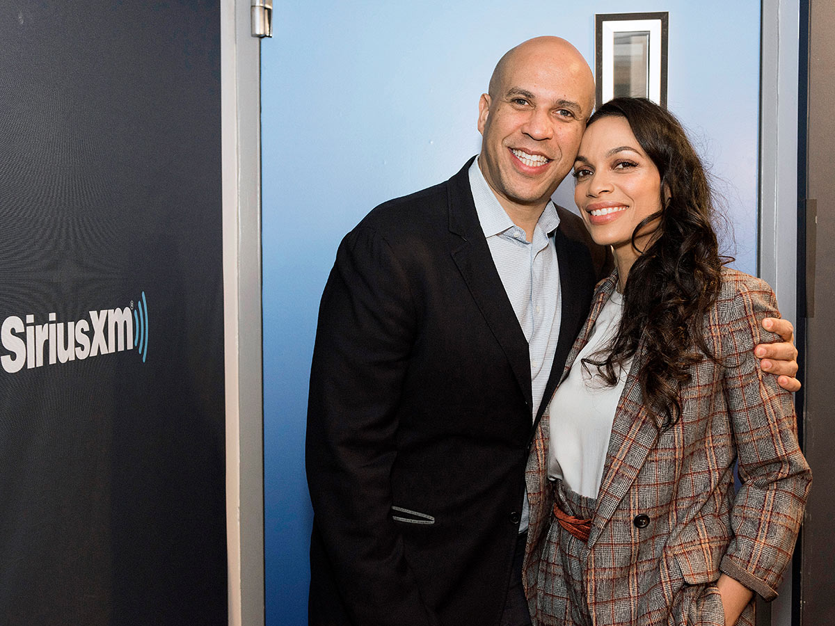 Rosario Dawson & Cory Booker