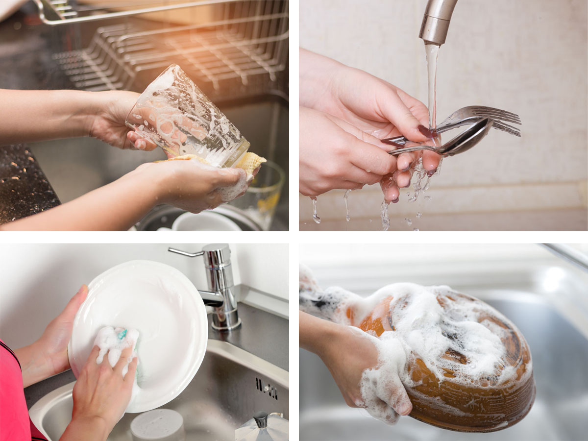 Wash Dishes in This Order