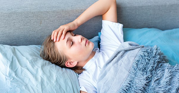 Woman feeling faint