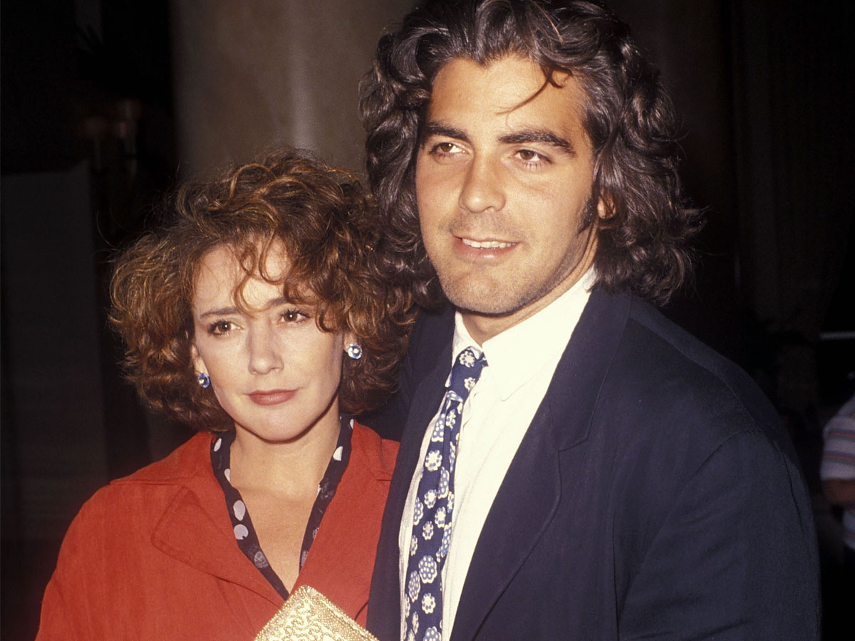 George Clooney and Talia Balsam