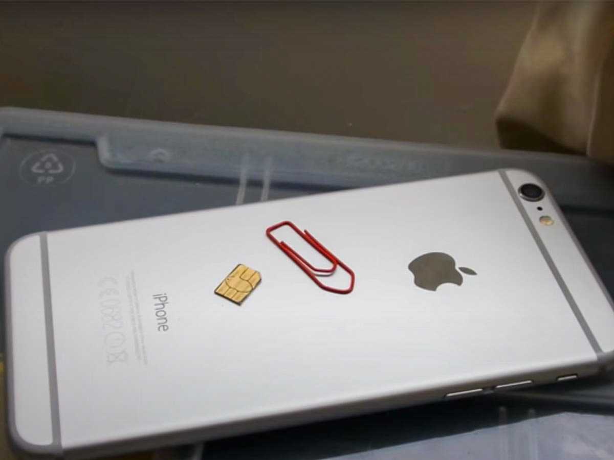 Open Your SIM Tray