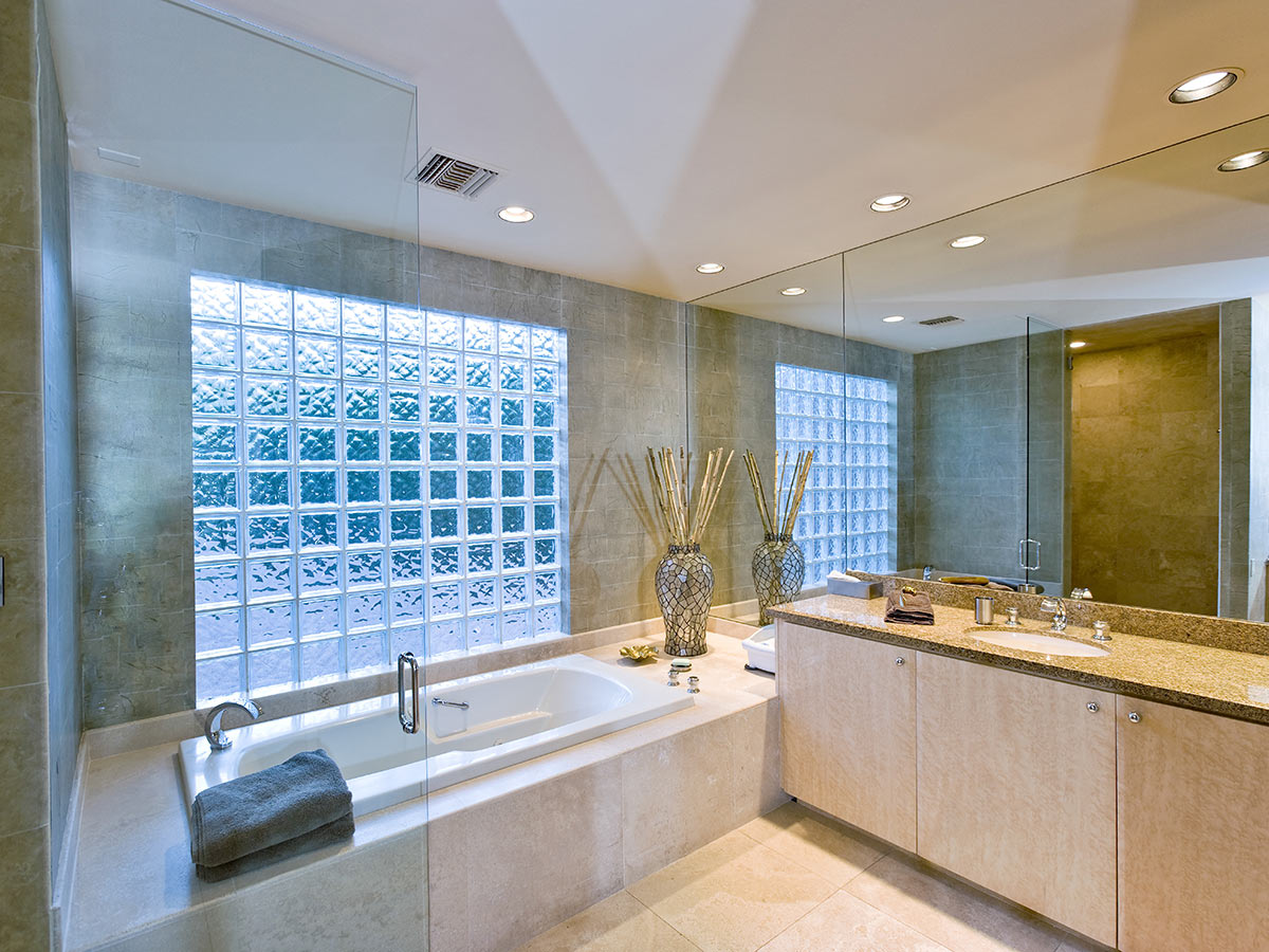 Glass Block Bathrooms