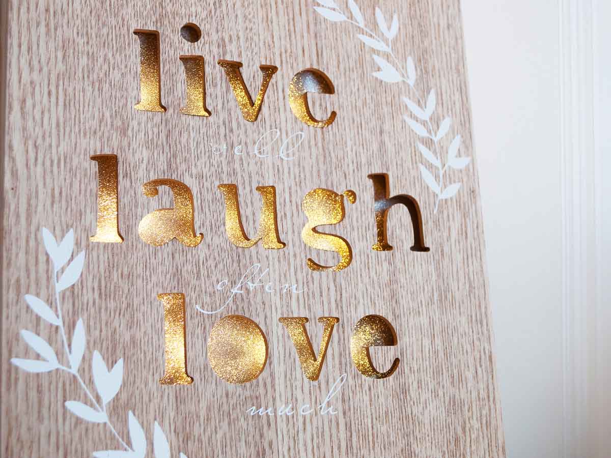 Live, Laugh, Love Decor