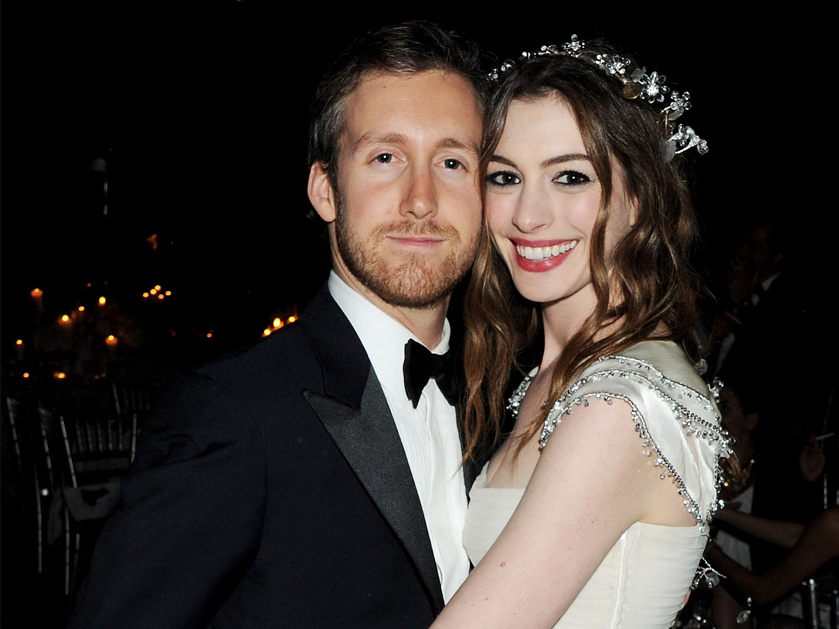 Anne Hathaway and Adam Shulman
