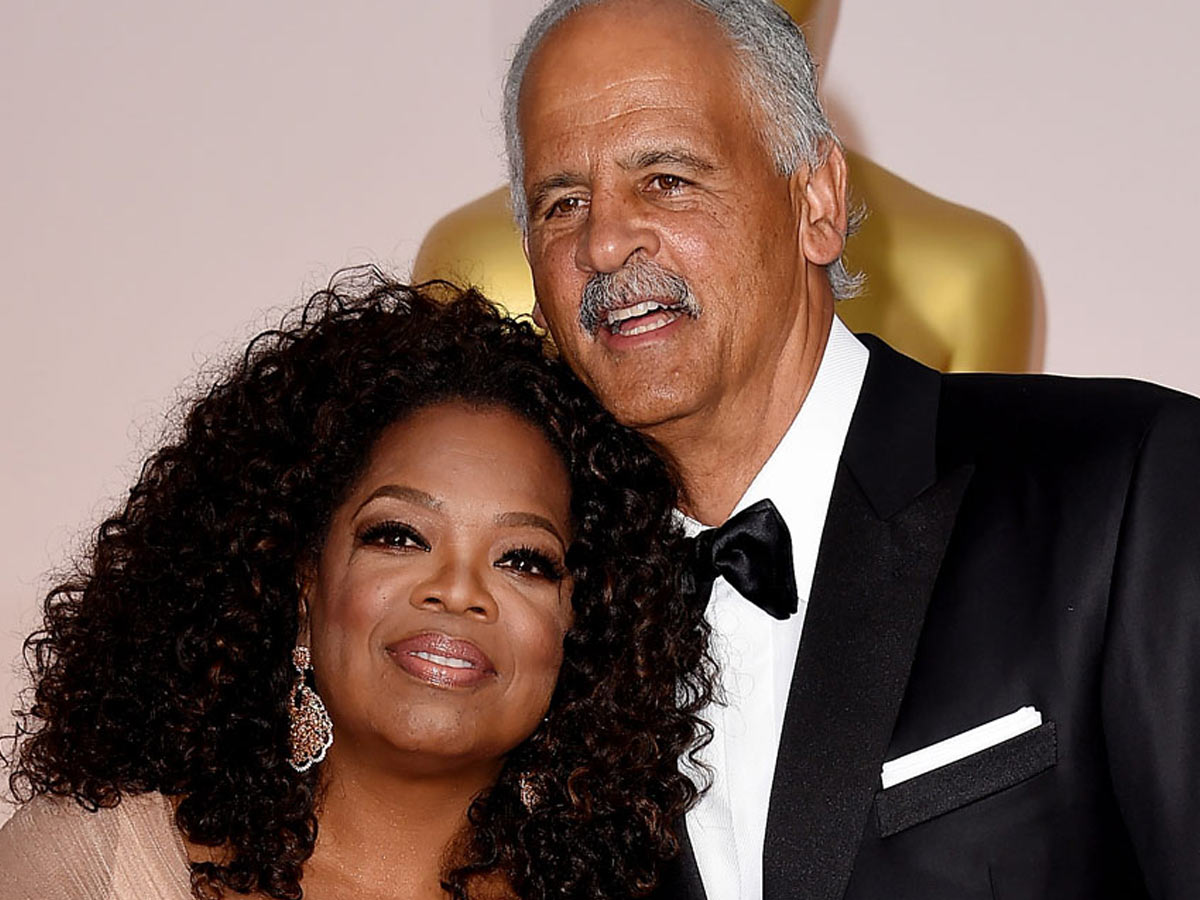 Oprah Winfrey and Stedman Graham