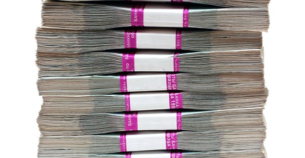 The cash from a small business loan