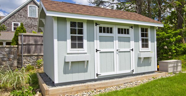 outdoor shed