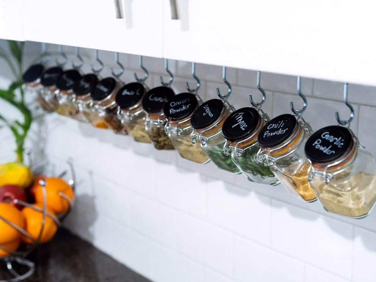 Buy and Hang New Spice Jars