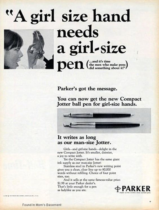 A Girl Size Hand Needs a Girl Size Pen