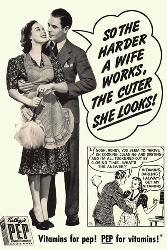 The Harder a Wife Works, The Cuter She Looks!