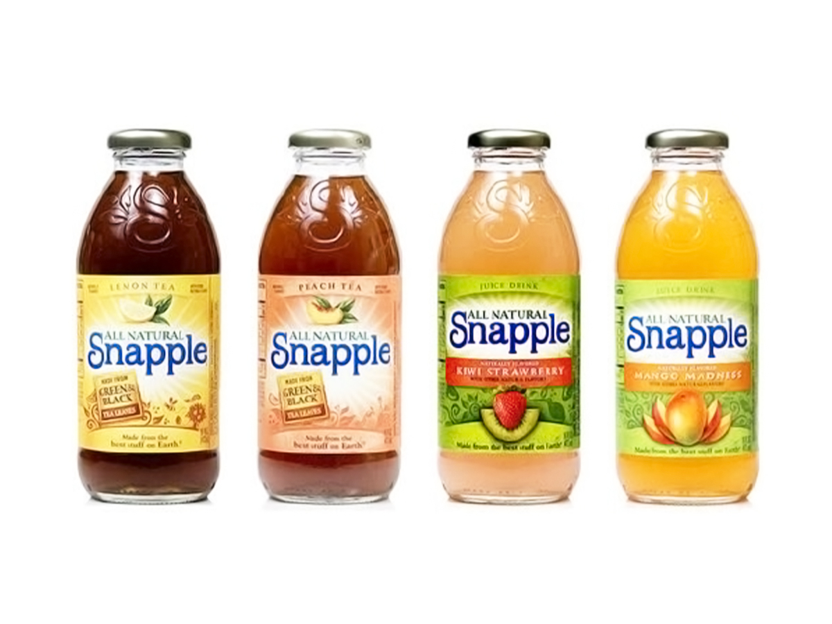 Glass Snapple Bottles