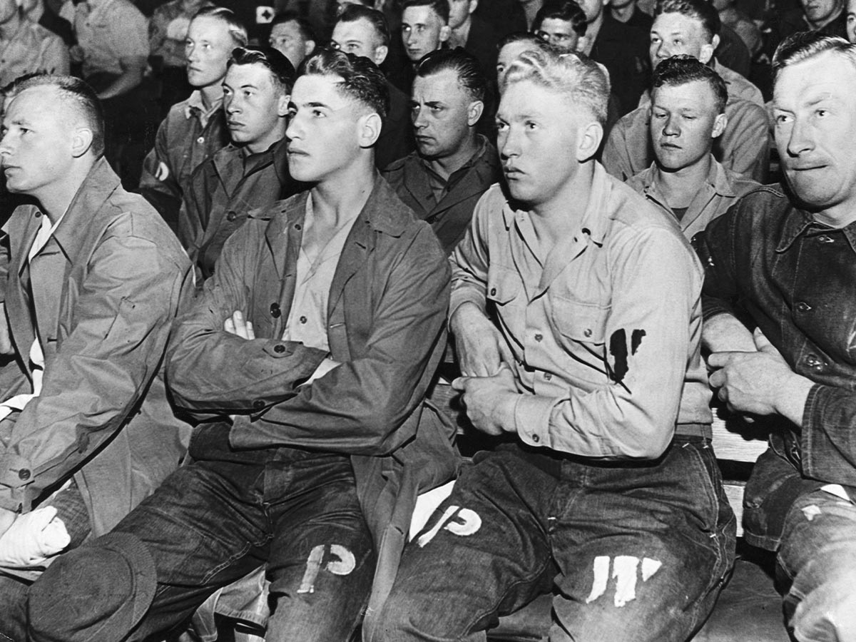 Soldiers Watching Video