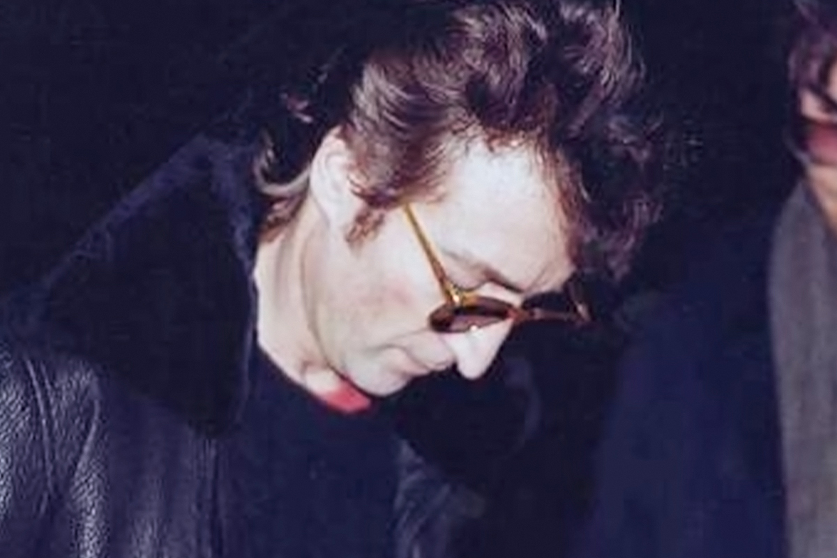 John Lennon and Mark David Chapman