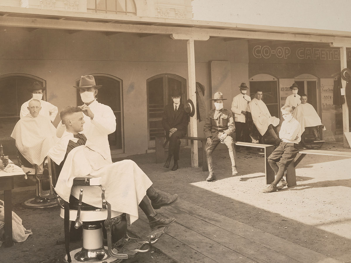 Outdoor Barber Shop