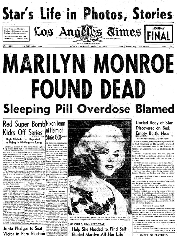 The Paper Published After Monroe's Death