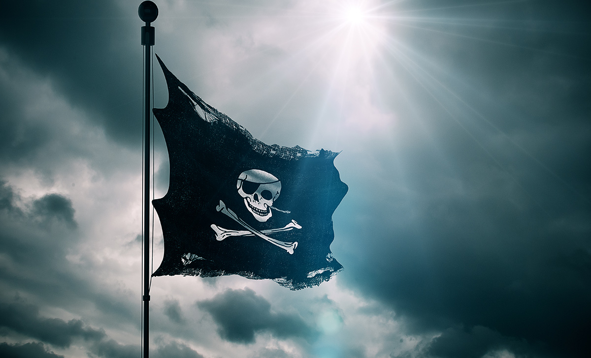 The Jolly Roger wasn't the only pirate flag.