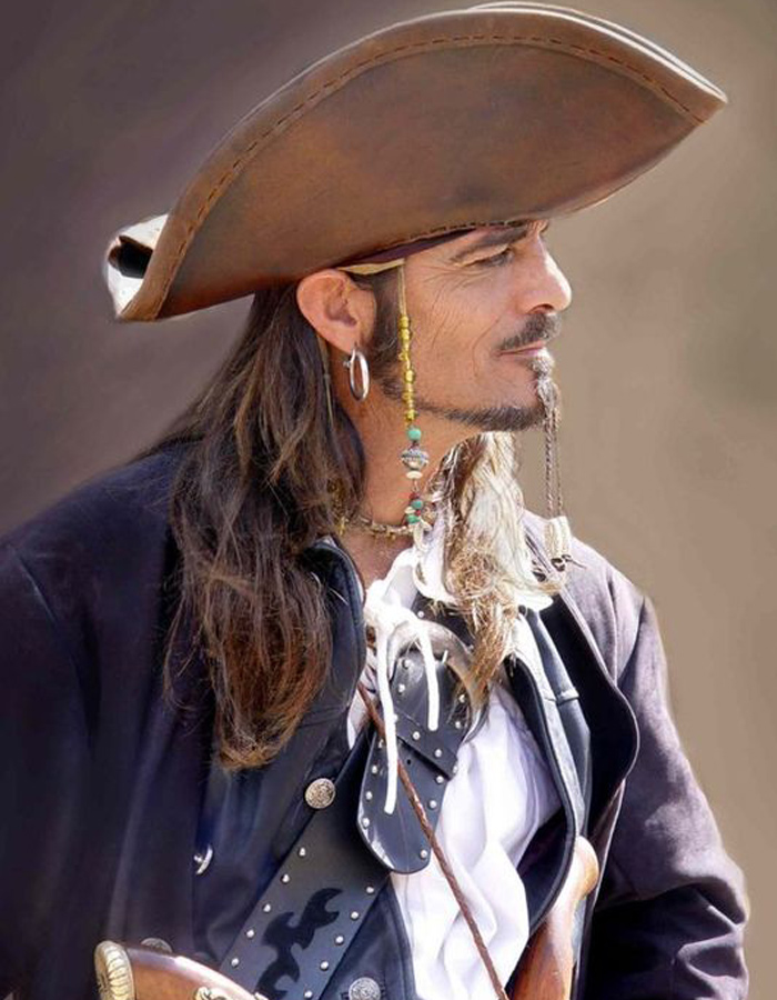 Pirates tried to cure sea sickness with earrings.