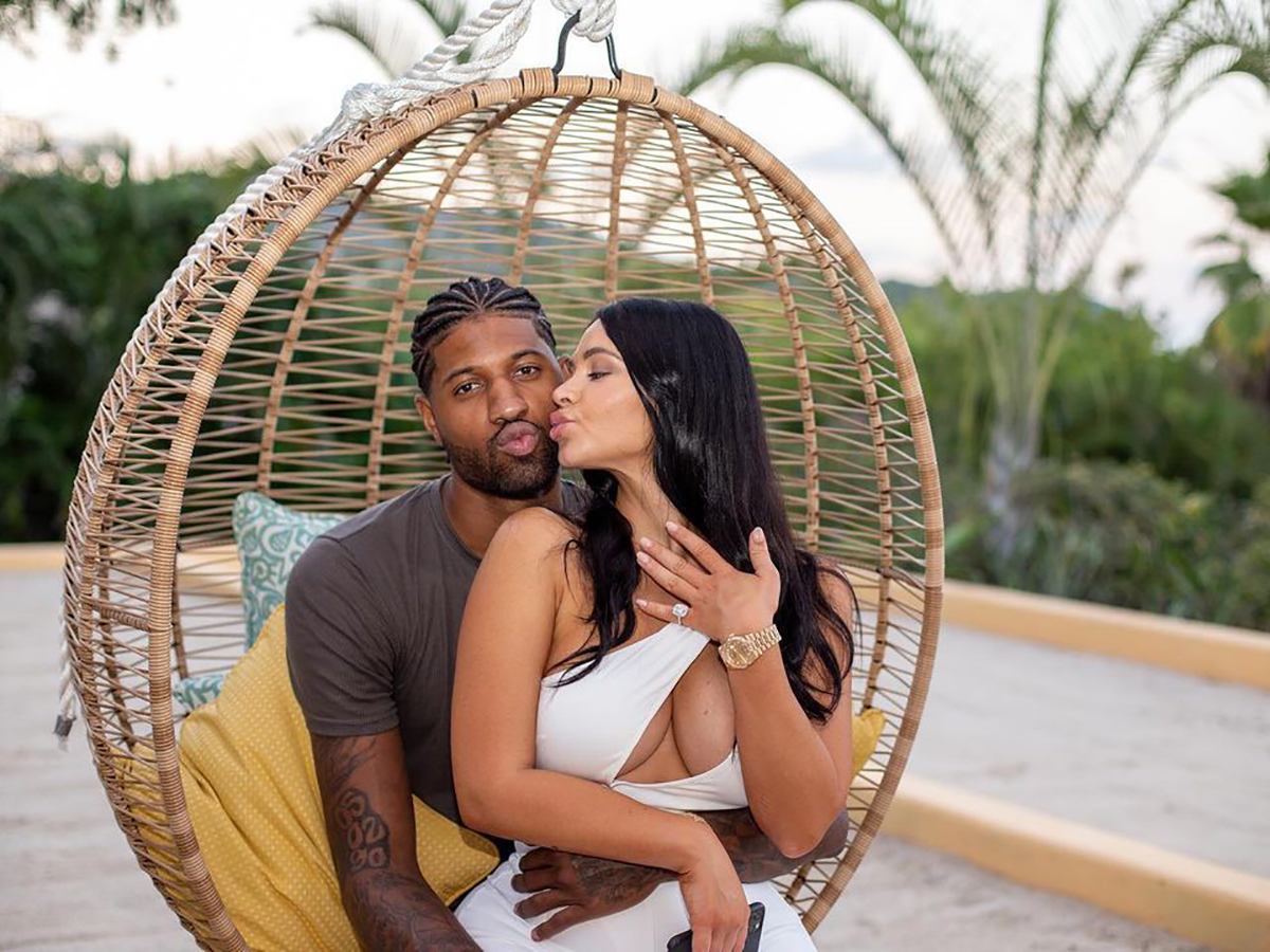 Paul George and Daniela Rajic