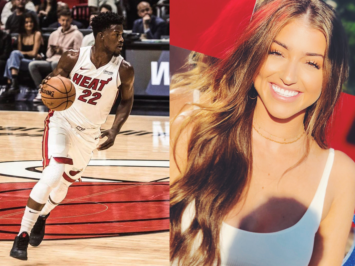 Jimmy Butler and Kaitlin Nowak