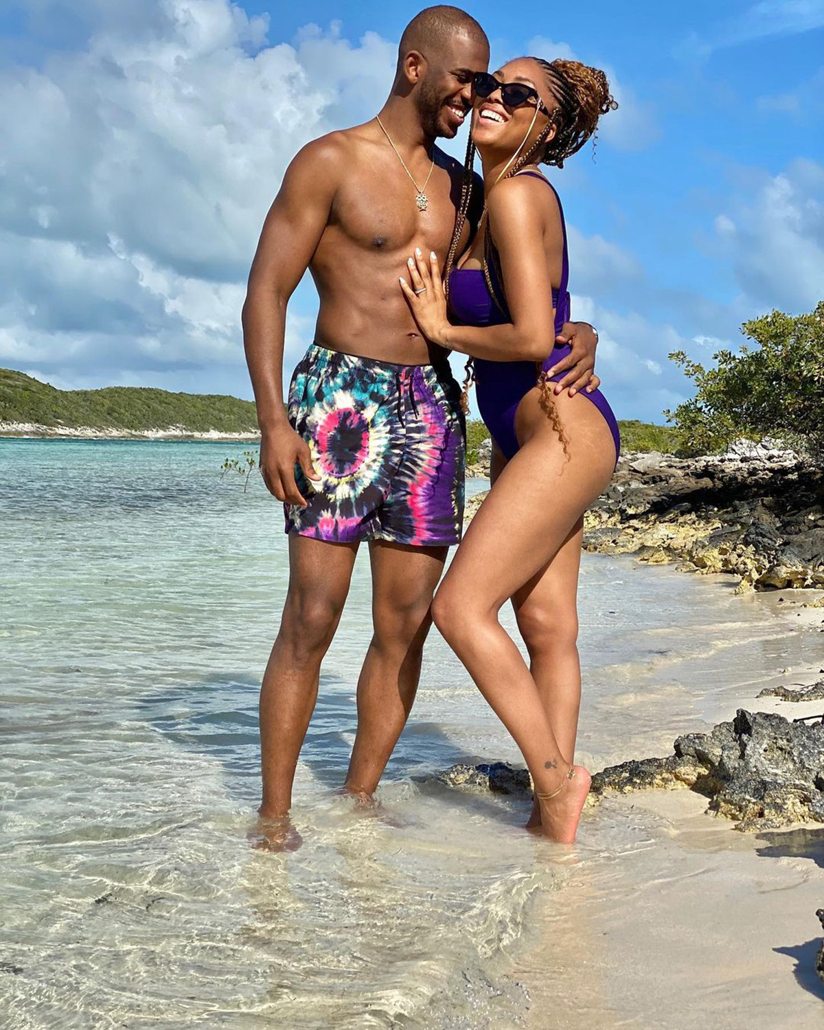 Chris Paul and Jada Paul