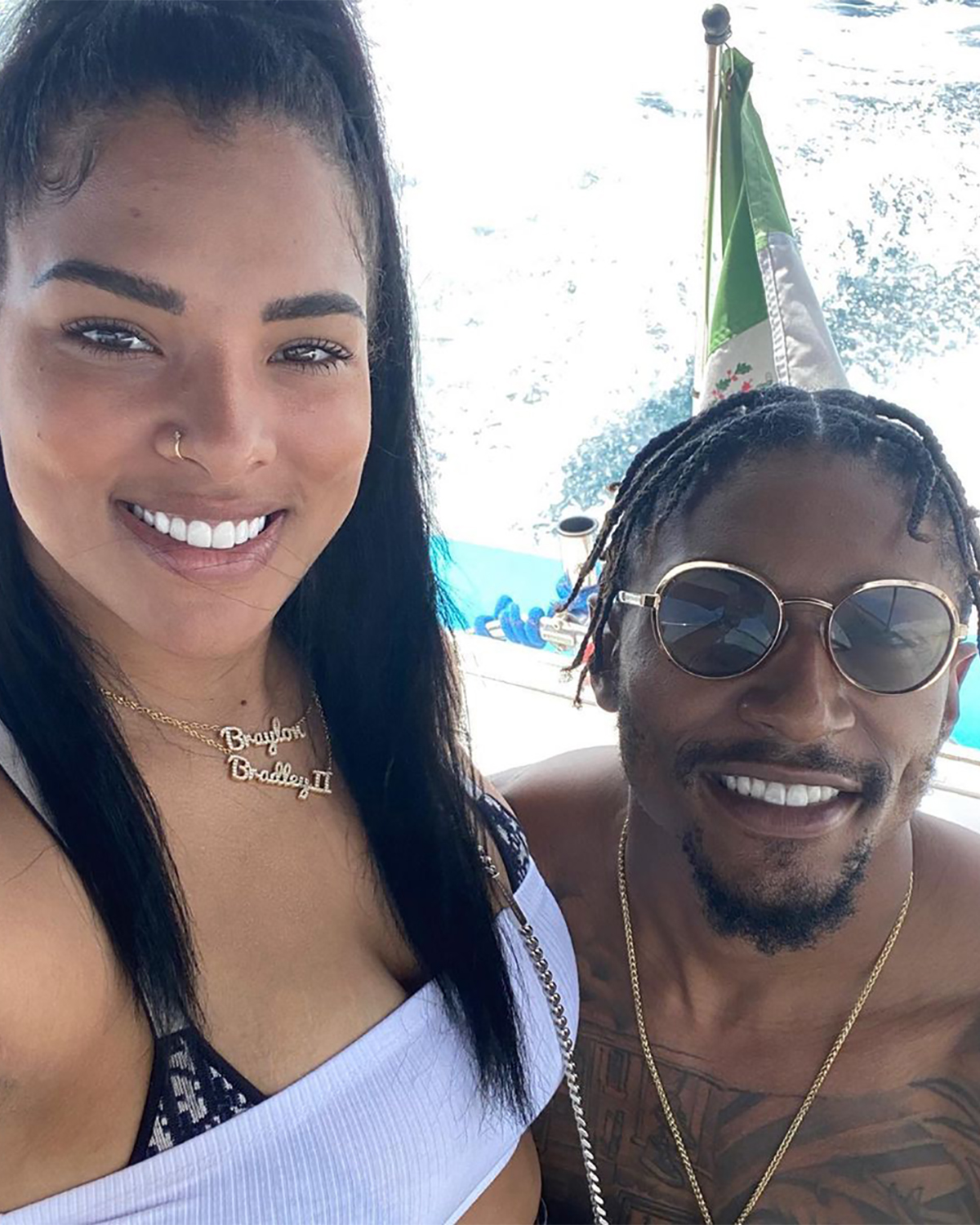 Bradley Beal and Kamiah Adams