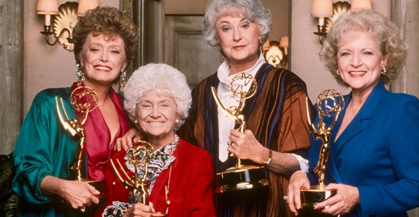 Image of four older ladies smiling