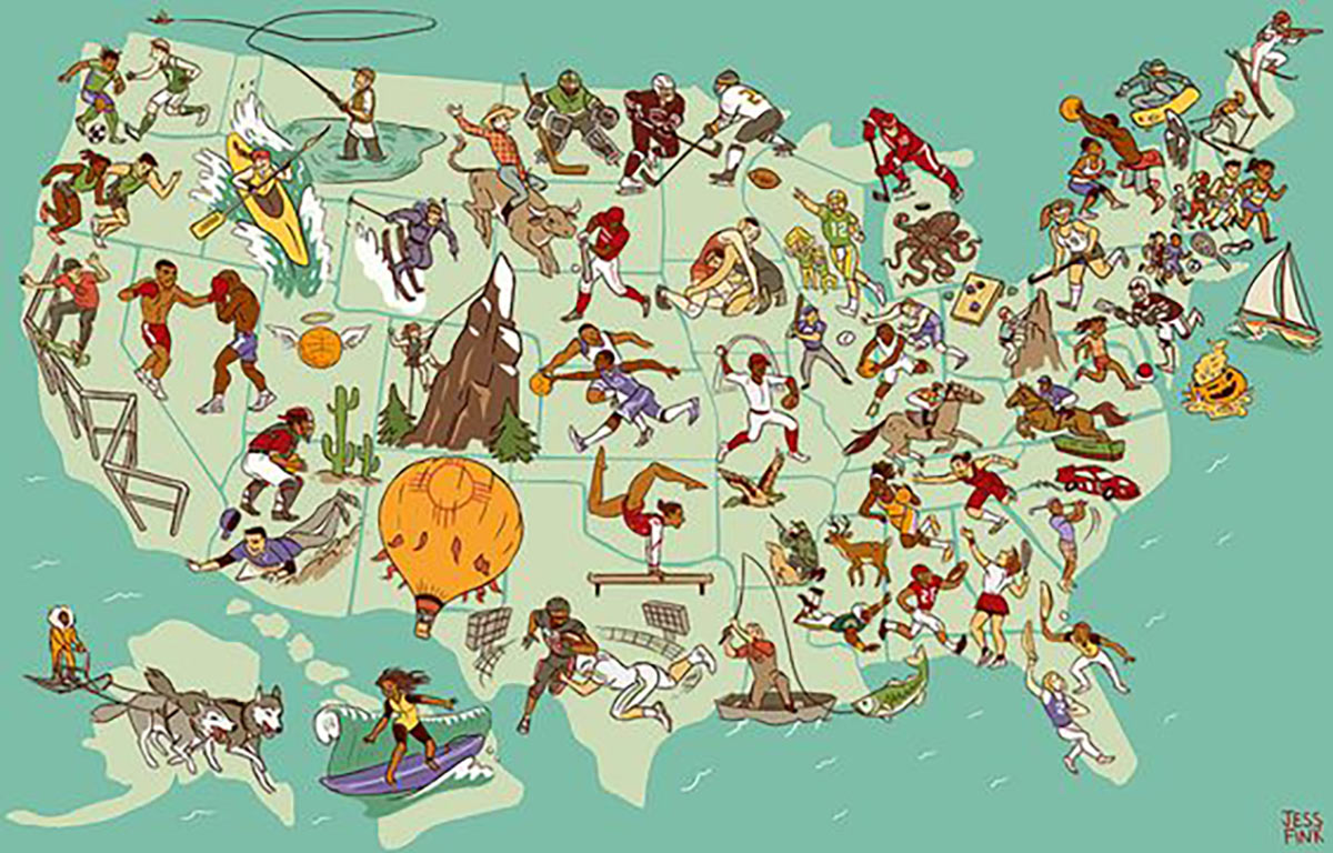 Iconic Sports by State
