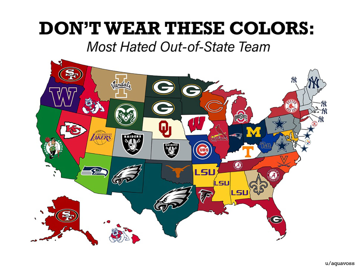 Most Hated Out-of-State Team