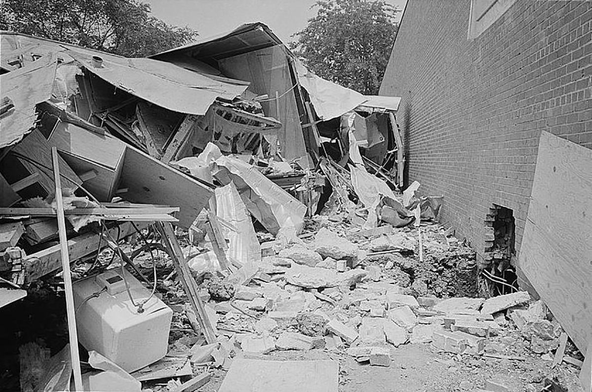 Wreckage Near Gaston Motel