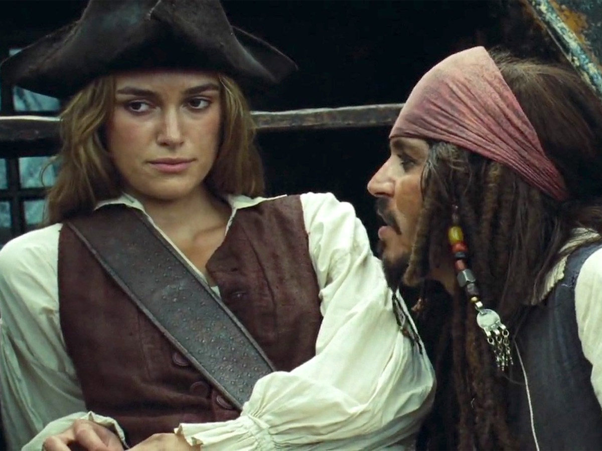 Johnny Depp and Keira Knightly