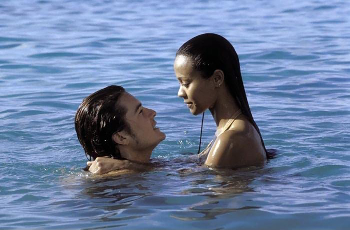 Orlando Bloom and Zoe Saldana