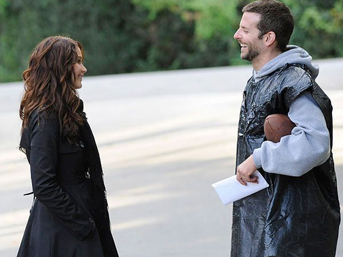 Jennifer Lawrence and Bradley Cooper