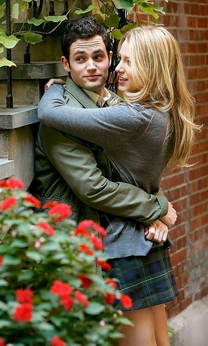 Penn Badgley and Blake Lively
