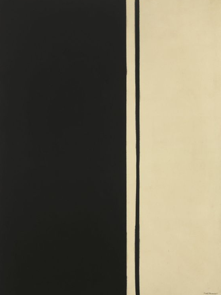 Black Fire I--Barnett Newman