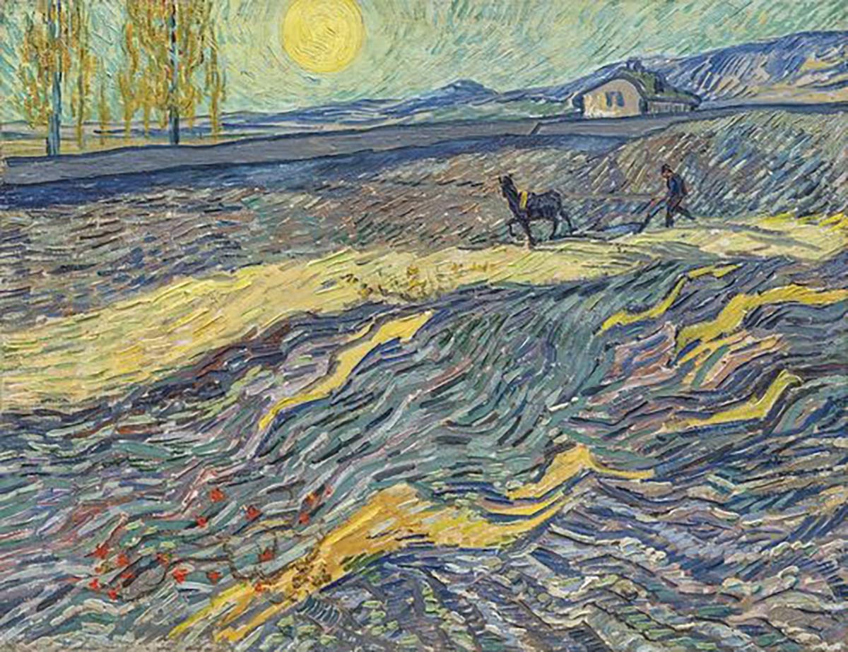Laboureur dans un champ--Vincent van Gogh