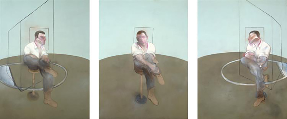 Three Studies for a Portrait of John Edwards--Francis Bacon