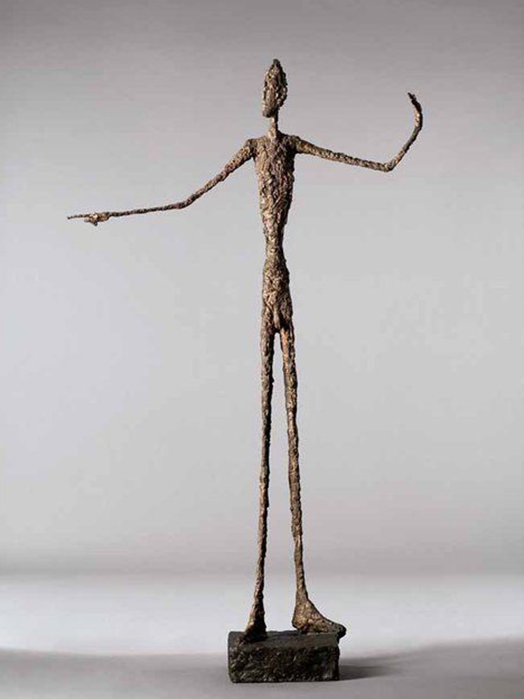 L'Homme Au Doigt--Alberto Giacometti