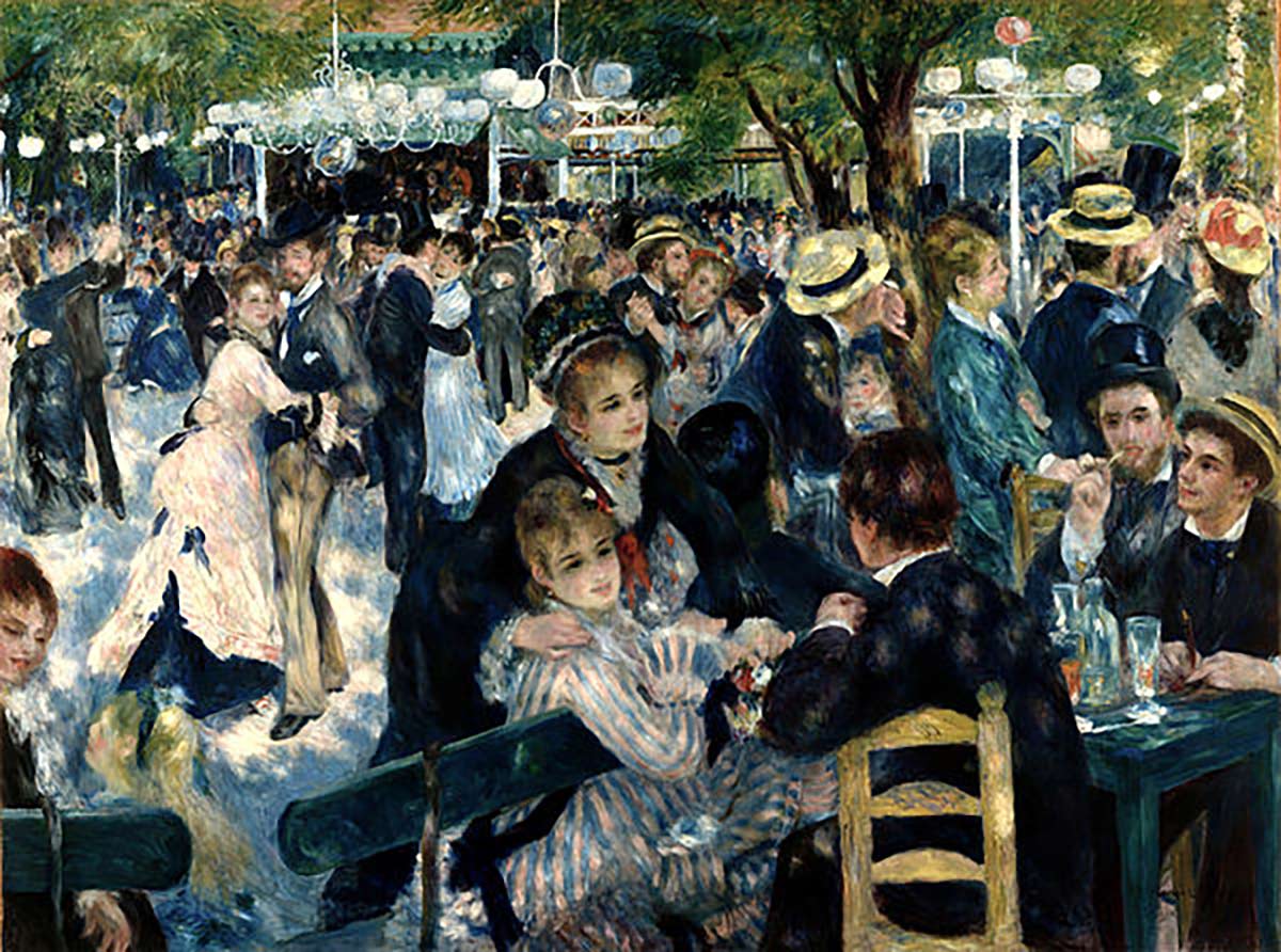 Bal du Moulin de la Galette--Pierre-Auguste Renoir