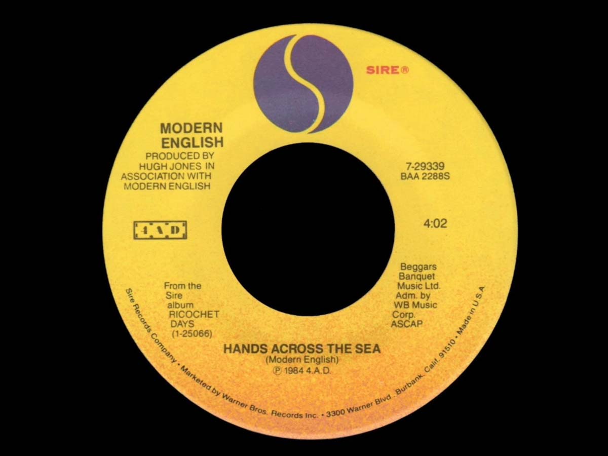 Modern English: "Hands Across the Sea"