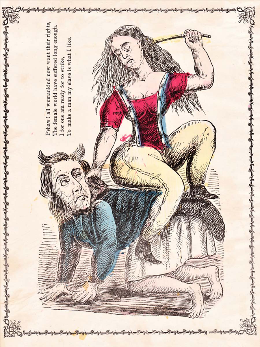 Old Anti-Suffragette Card