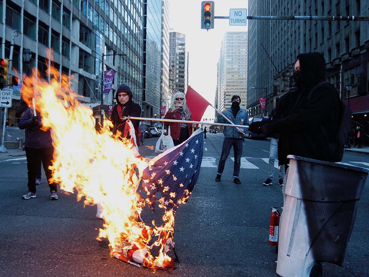 The J20 Memorial Flag Burning