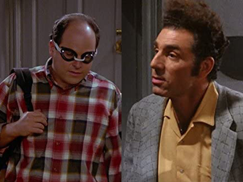 George's Clothes Were Too Small and Kramer's Were Too Big