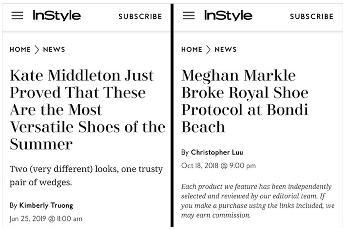 Stylish Kate vs. Rebel Meghan