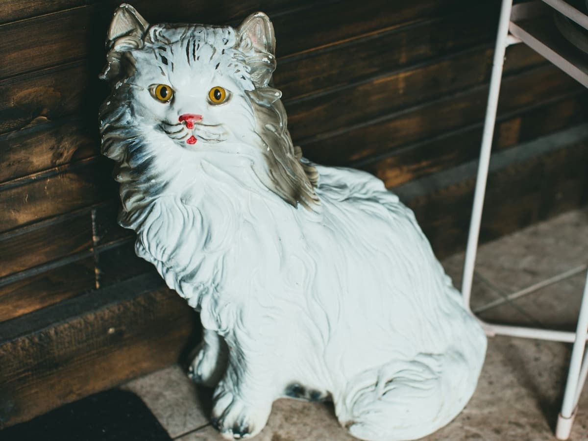 Ceramic Cat Statues