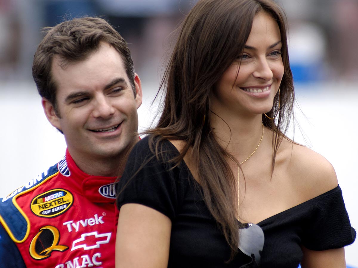 Ingrid Vandebosch-Gordon & Jeff Gordon