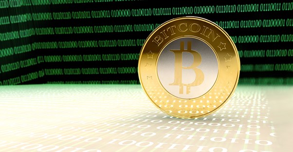 Image of a physical bitcoin