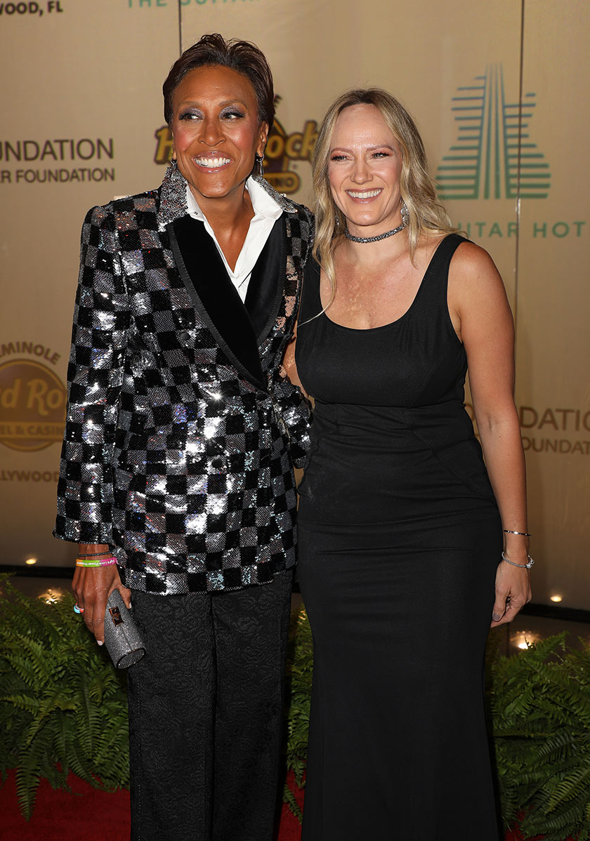 Robin Roberts and Amber Laign