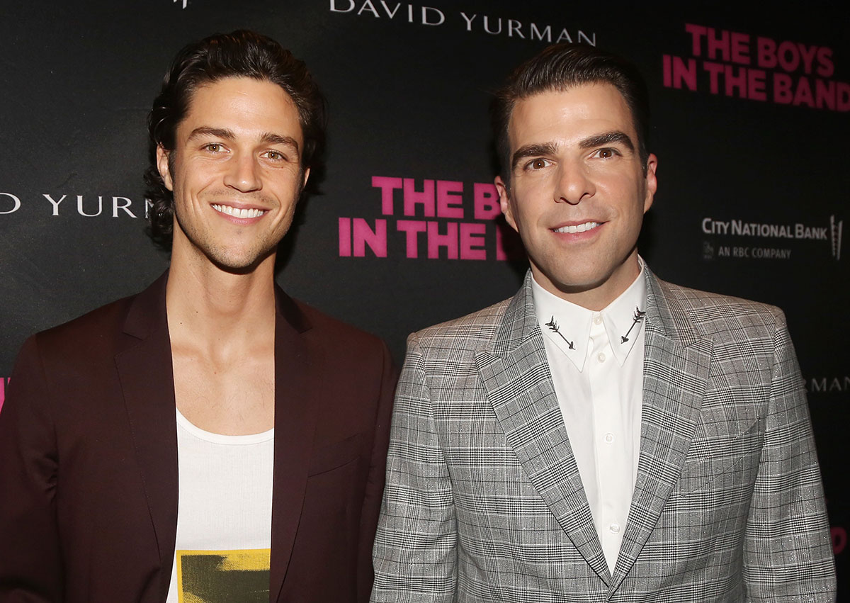 Zachary Quinto and Miles McMillan