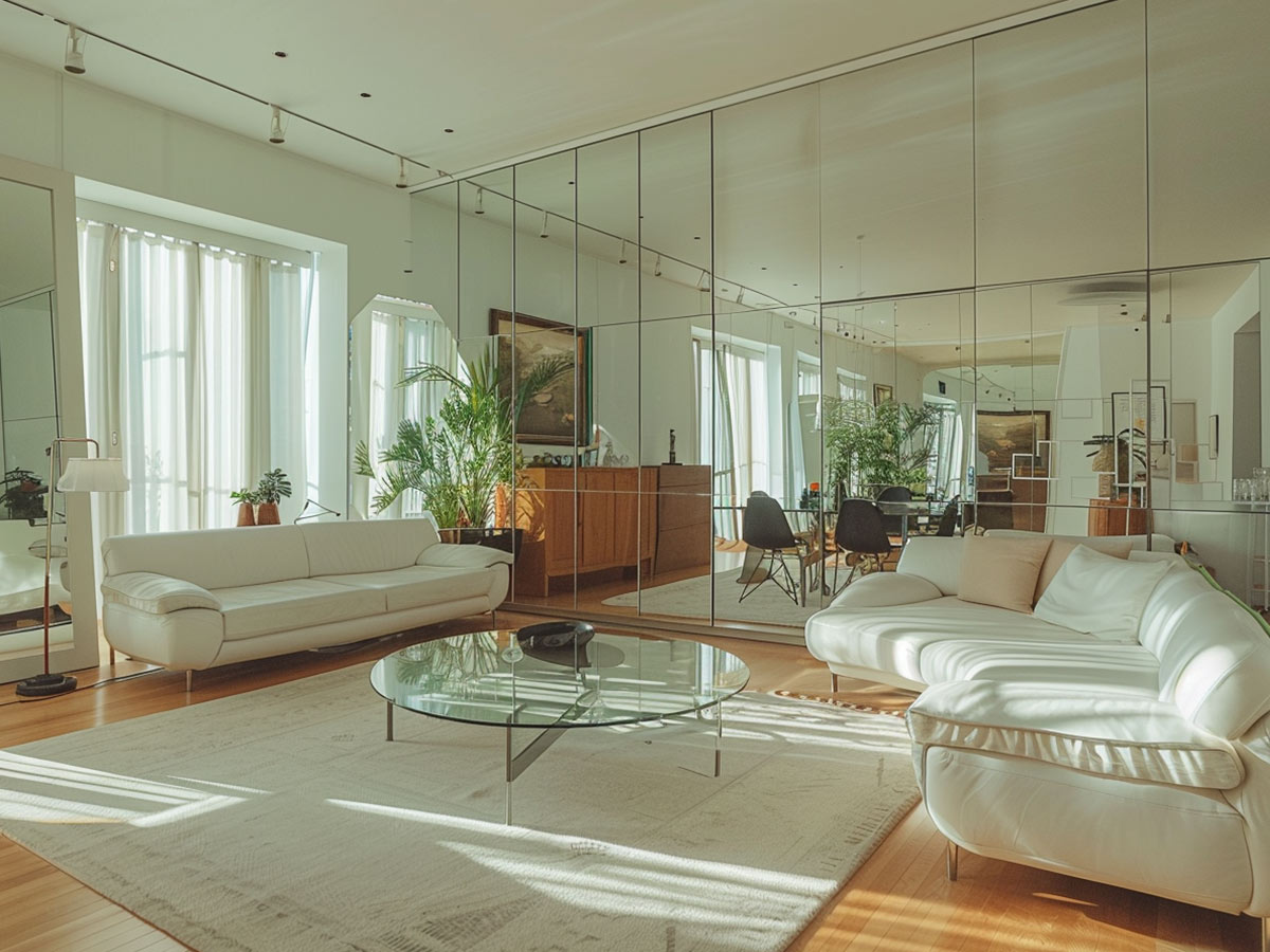 Keeping Floor-to-Ceiling Mirrors